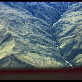 Aerial View of River and Village