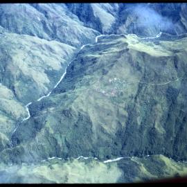 Aerial View of Villages, Papua New Guinea