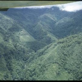 Aerial View of Mountainside, Papua New Guinea