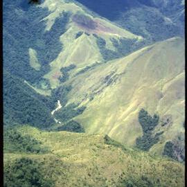 Aerial View of Mountains, Papua New Guinea