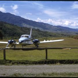 Plane on Landing Strip, Papua New Guinea