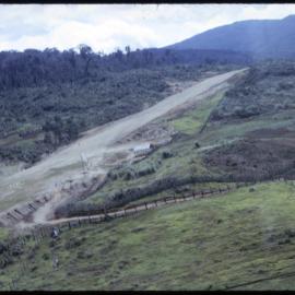 Aerial View of Dirt Road, Papua New Guinea