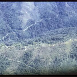 Aerial View of Mountainside, Papua New Guinea