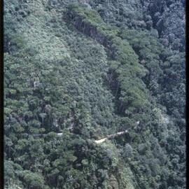 Aerial View of Mountainside, Papua New Guinea
