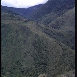 Mountains, with Village in Distance
