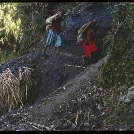 Two Women on Mountainside