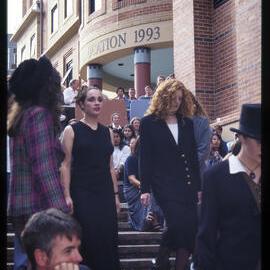 Students Outside Education Building