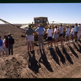 Soil Science Students Observe Land Preparation for Cotton Crop at Warren