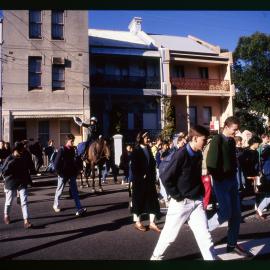 Students Crossing Abercrombie Street Walking to University