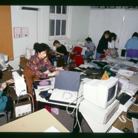 Education Students in Computer-Assisted Design, Textile Arts Class