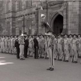 Governor General Sir William Slim During His Visit to the University
