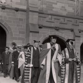 Governor General Sir William Slim During His Visit to the University