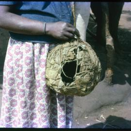 Container Made of Woven Leaves