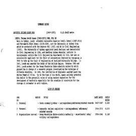 Leech, Thomas David James Finding Aid