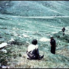 Joyce Vickery and Sue Brereton on the Poa Grasslands