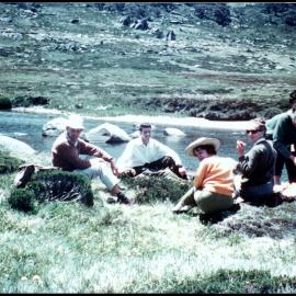 Lunch by Club Lake on Botany Kosciuszko Excursion