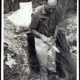 Peter Valder Collecting Specimens