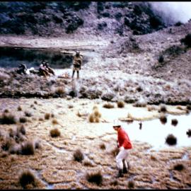 Jan Jacobs Collecting Specimens on Peaty Grassland