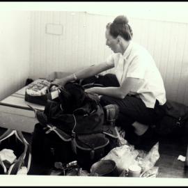 Helen Hewson Sorting Specimens