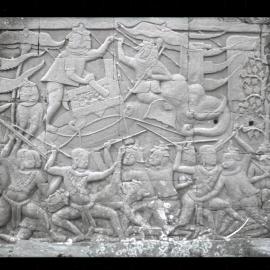 Bas-Relief at the Bayon Temple, Angkor Thom