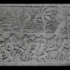 Bas-Relief at the Bayon Temple, Angkor Thom