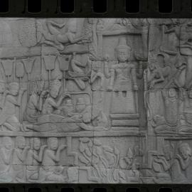 Bas-Relief at the Bayon Temple, Angkor Thom
