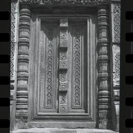 Door at the Banteay Srei Temple, Angkor