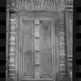 Door at the Banteay Srei Temple, Angkor