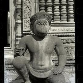 Sculpture at the Banteay Srei Temple, Angkor