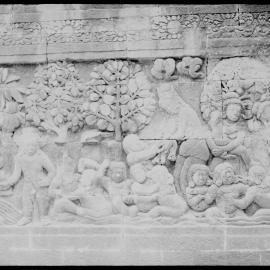 Relief at the Borobudur Temple, Central Java