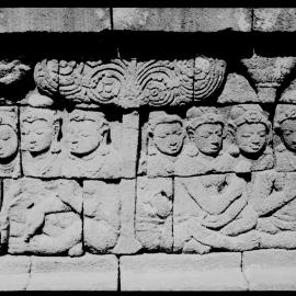 Relief at Borobudur Temple, Central Java