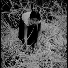 Girl Standing in Field
