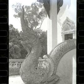 Naga Guardian Statue at Wat Phra Singh, Chiang Mai