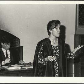 Ms Jane Seymour, Winner of the Intercollegiate Oration Contest 1989