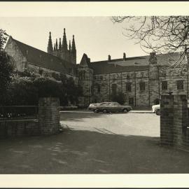 Entrance to St John's College with Car Park