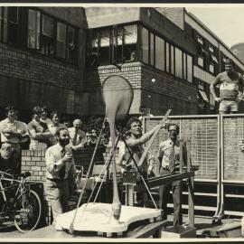 Students Showcasing Experiments During Annual Civil and Mining Engineering Design Competition