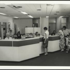 Patients Checking in at Reception Area of the Dental Clinical School at Westmead