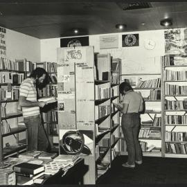 Two Customers Browsing in the Second-Hand Bookshop on Level 5 in the Wentworth Building