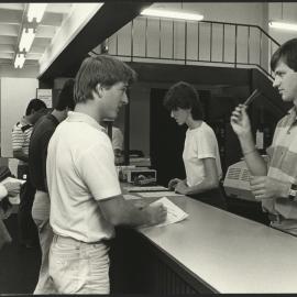 Busy Counter at the Student Centre Handling Enrolments and General Administrative Enquiries