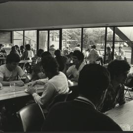 Students Enjoying a Drink in the Cafeteria Bar Wentworth Building