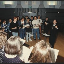 Neil McEwan, Lecturer in Church Music and Director of the Sydney Conservatorium Chorale During Rehearsal