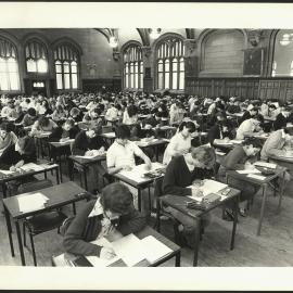 Students Sitting for Examinations in MacLaurin Hall