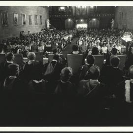 Welcome to New Students - Chancellor Addressing New Students in the Great Hall