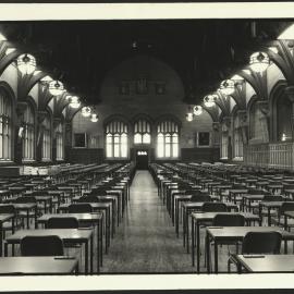 An Empty MacLaurin Hall Set Up for Examinations