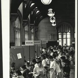 Long Student Queues During Enrolment Time in MacLaurin Hall