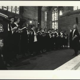 Sydney University Musical Society (SUMS) Choir in Great Hall 