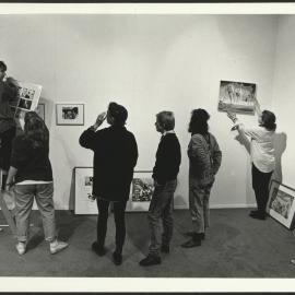 Six Students Discussing the Mounting of a Student Exhibition, Power Gallery