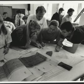 Science Students (?) Doing Group Work 