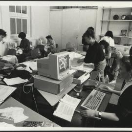 Institute of Education - Computer Assisted Design Students  Working in Design Studio