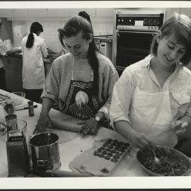 Institute of Education - Home Economics Students Preparing Food in the Kitchen